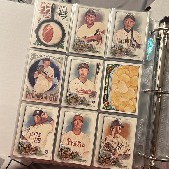 Binder with approx 40 card pages filled front in back at 18 cards per page - Picture 16 of 16